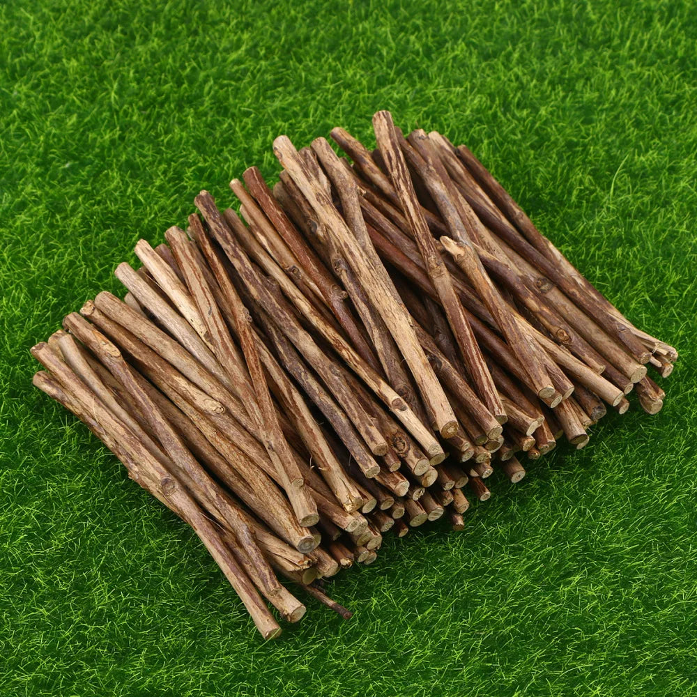 Sticks Wood Crafts Log Twigs Craft Diy Crafting Wooden Tree Birch Driftwood Tea Boxwood Supplies Photo Props Stick Pieces Logs