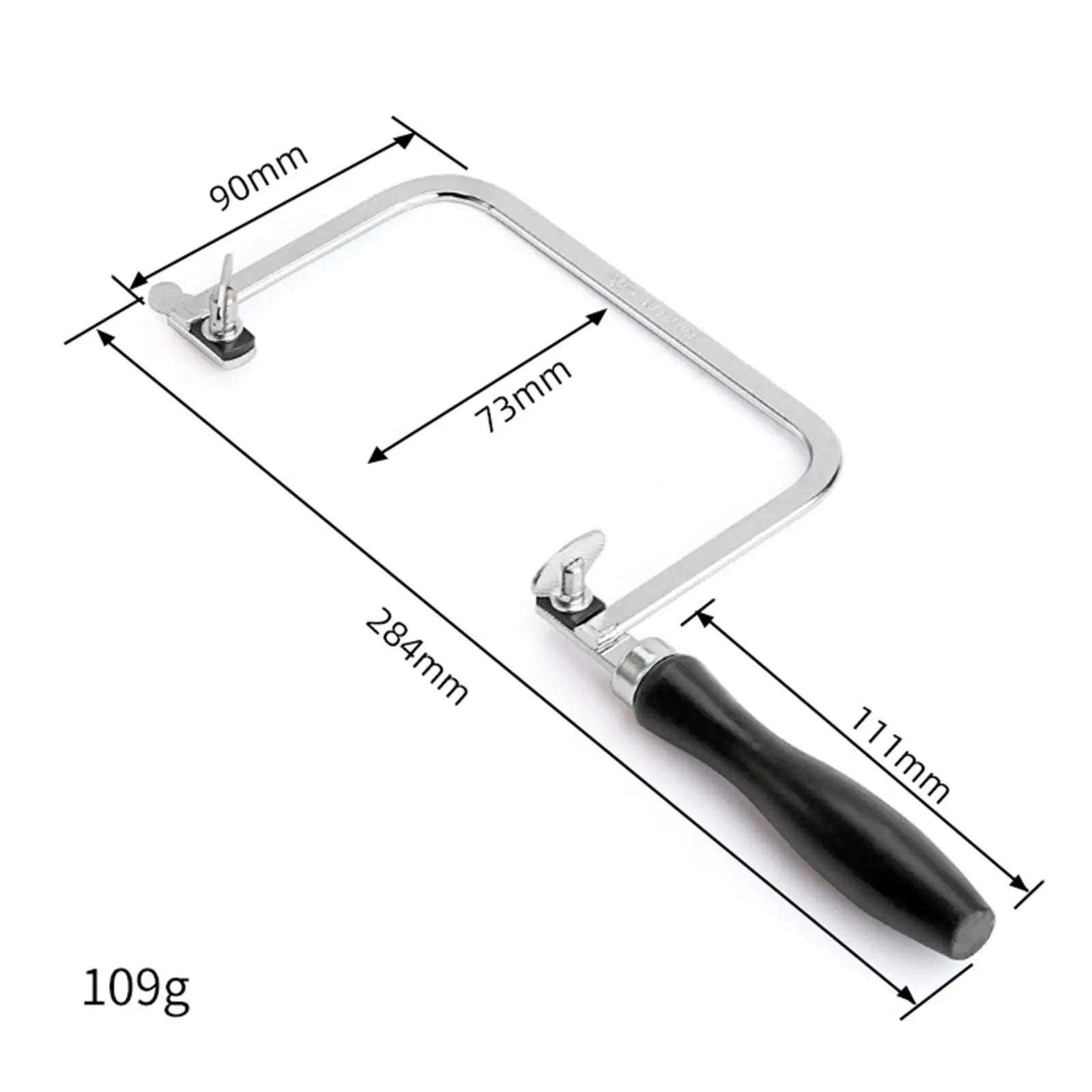Jewelers Saw Hobby Crafts for Jewelry Making and 12 Blade DIY Woodworking Making Tools Handle Tool Carving Crafts Bow Saw