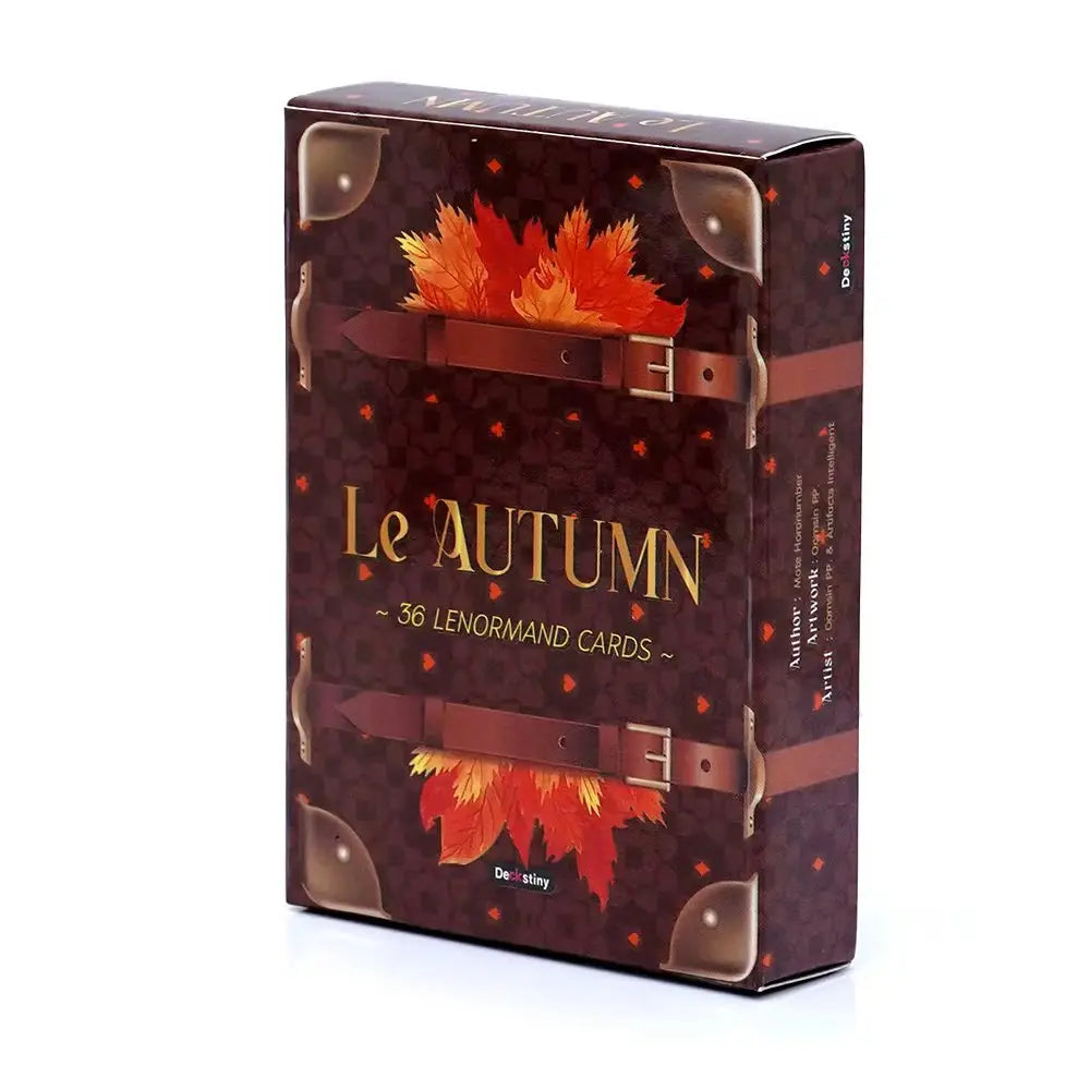 Lenormand Tarot Deck Le Autumn Collection for Divination And Fortune Telling Oracles Deck Board Game Tarot Card Game