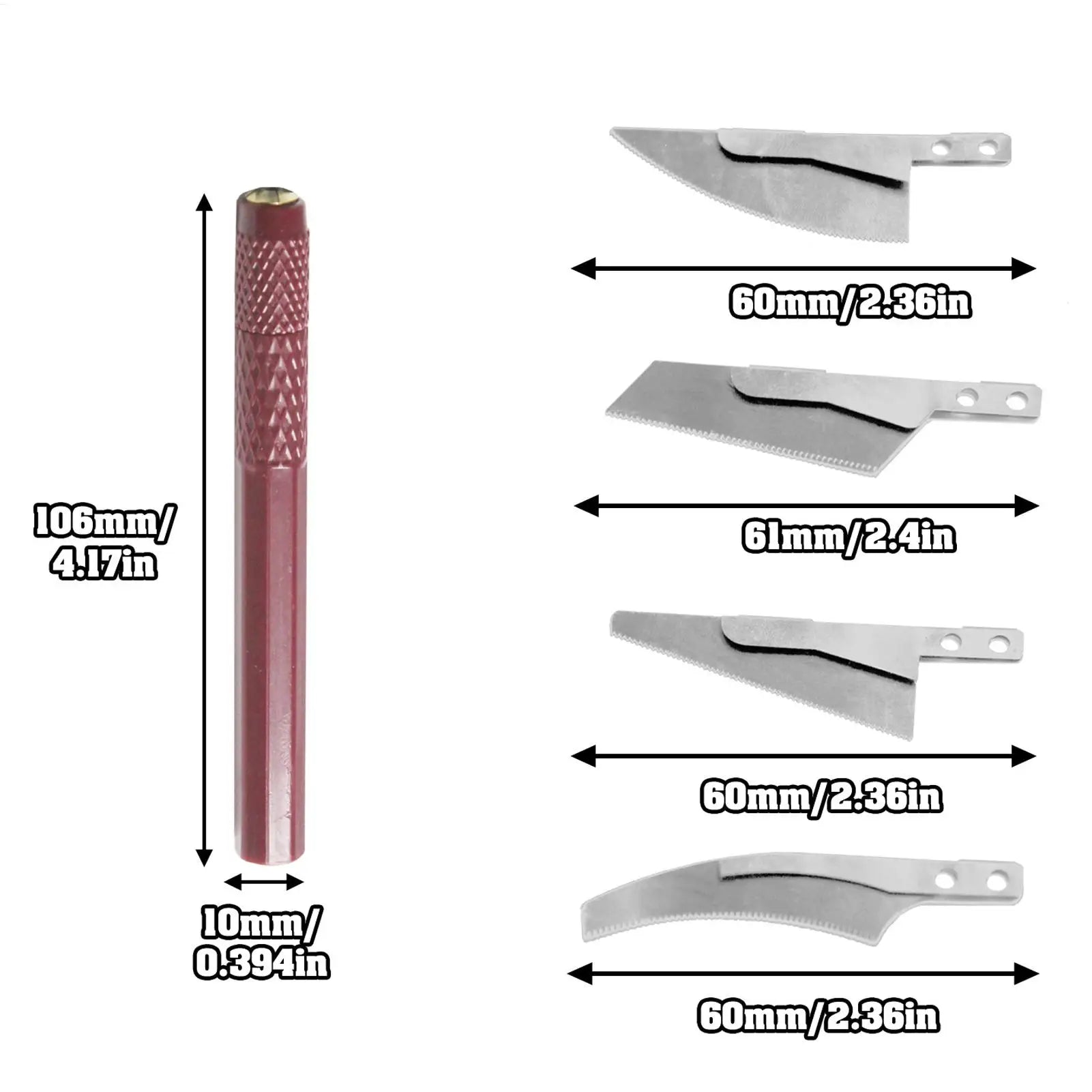 Model Craft Hand Saw Tool Kit with 4 Cutters Precision Hobby Saw for Handcrafted Woodworking Mini Hacksaw for DIY Modeling