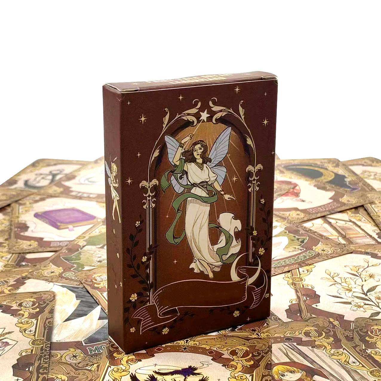 Cards Game 42 Pcs Beautifully Art Designed Board Games and Tarot Reading,Family Party Playing Games Halloween and Christmas Gift