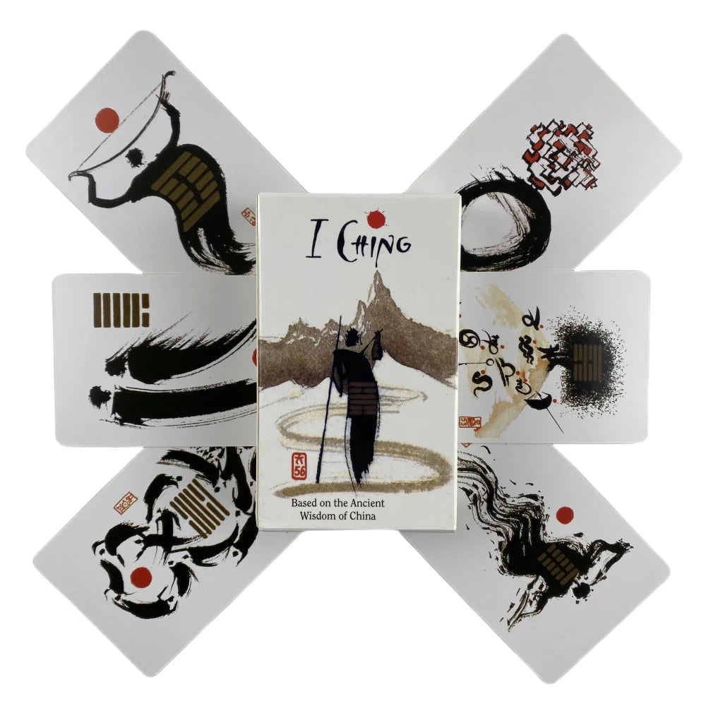 Wisdom Of China I Ching Tarot Cards Divination Deck English Vision Edition Oracle Board Playing Game For Party