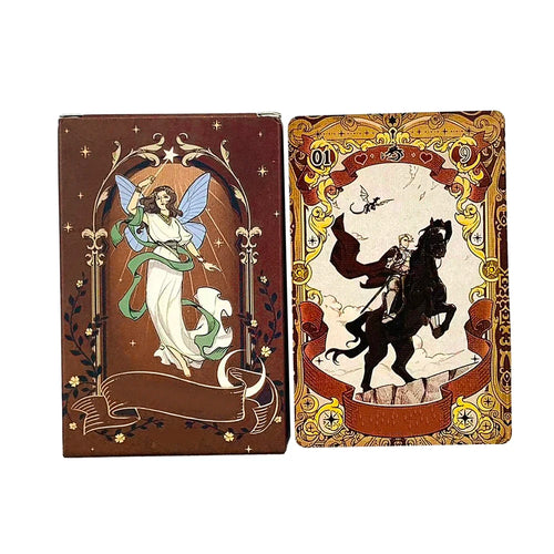 Cards Game 42 Pcs Beautifully Art Designed Board Games and Tarot Reading,Family Party Playing Games Halloween and Christmas Gift