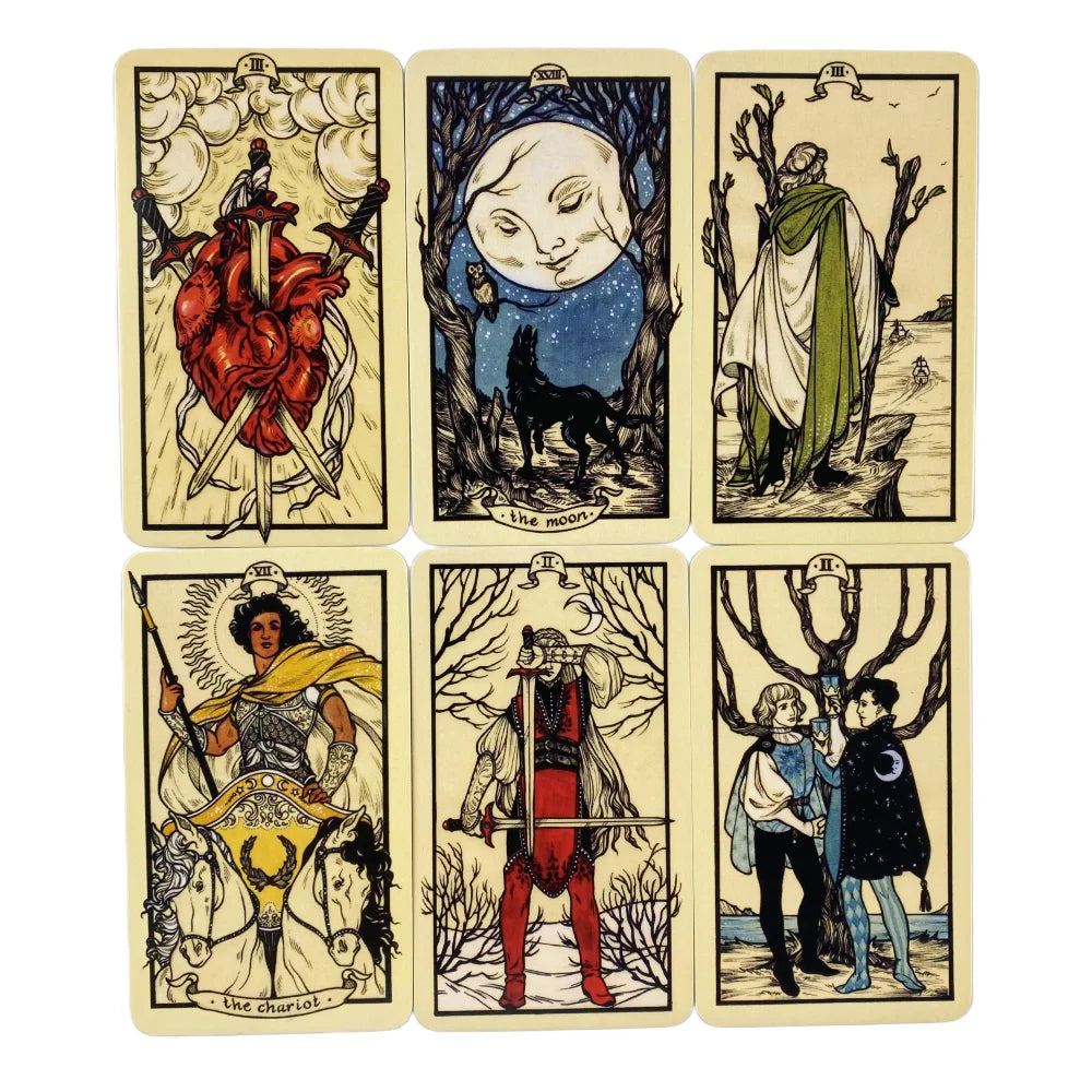 78pcs Fyodor Pavlov Tarot Oracle Tarot Psychic Card Fortune Telling Divination Tarot Card