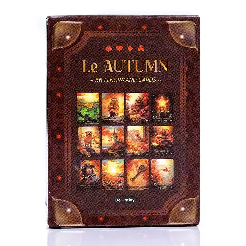 Lenormand Tarot Deck Le Autumn Collection for Divination And Fortune Telling Oracles Deck Board Game Tarot Card Game