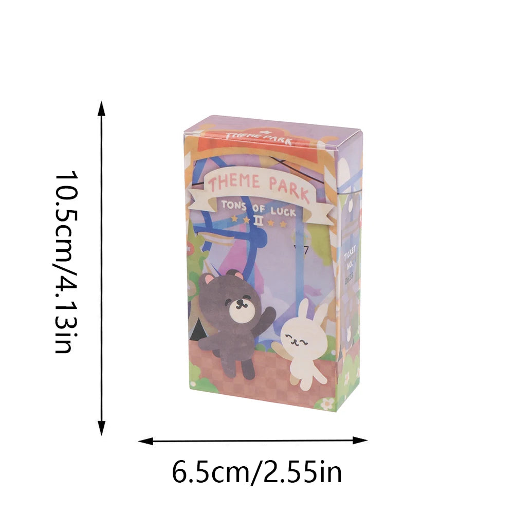 Theme Park Tarot Card Prophecy Divination Deck Family Party Board Game Fate Card Fortune Telling Game