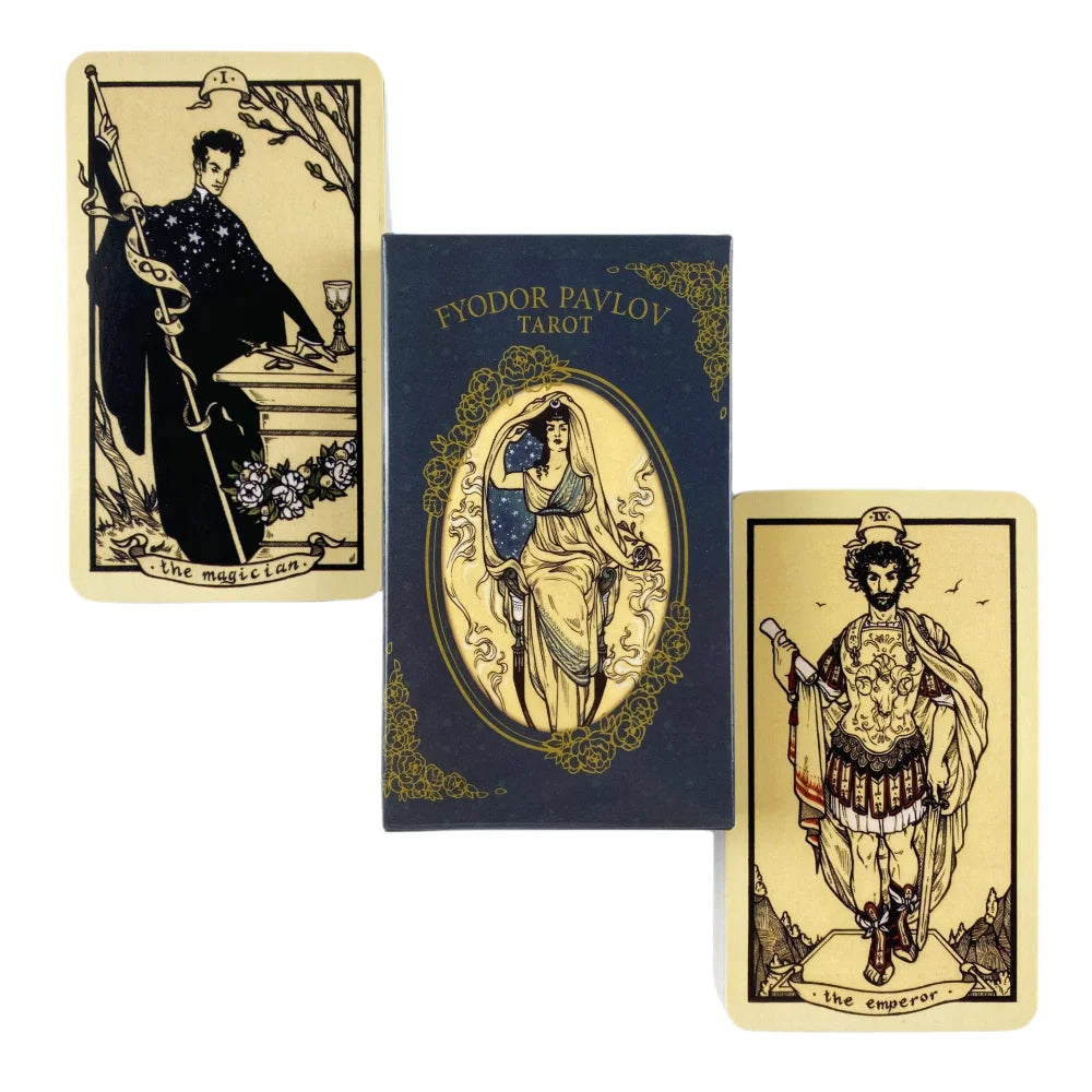 78pcs Fyodor Pavlov Tarot Oracle Tarot Psychic Card Fortune Telling Divination Tarot Card