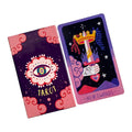 NEW Tarot Cards 78 Pcs Cards Imbued With The Soothing Tones Of A Pink and Sky-Blue Color Palette Game Cards Family Gathering Gam