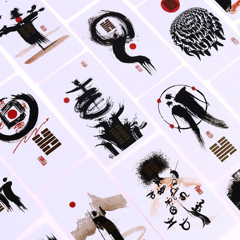 Wisdom Of China I Ching Tarot Cards Divination Deck English Vision Edition Oracle Board Playing Game For Party