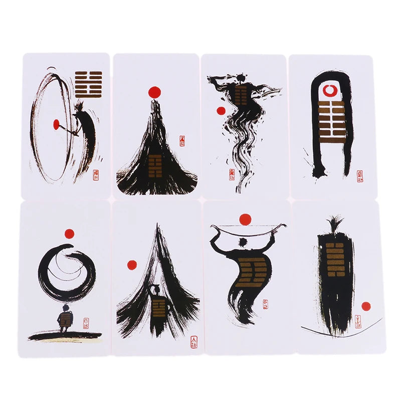 Wisdom Of China I Ching Tarot Cards Divination Deck English Vision Edition Oracle Board Playing Game For Party