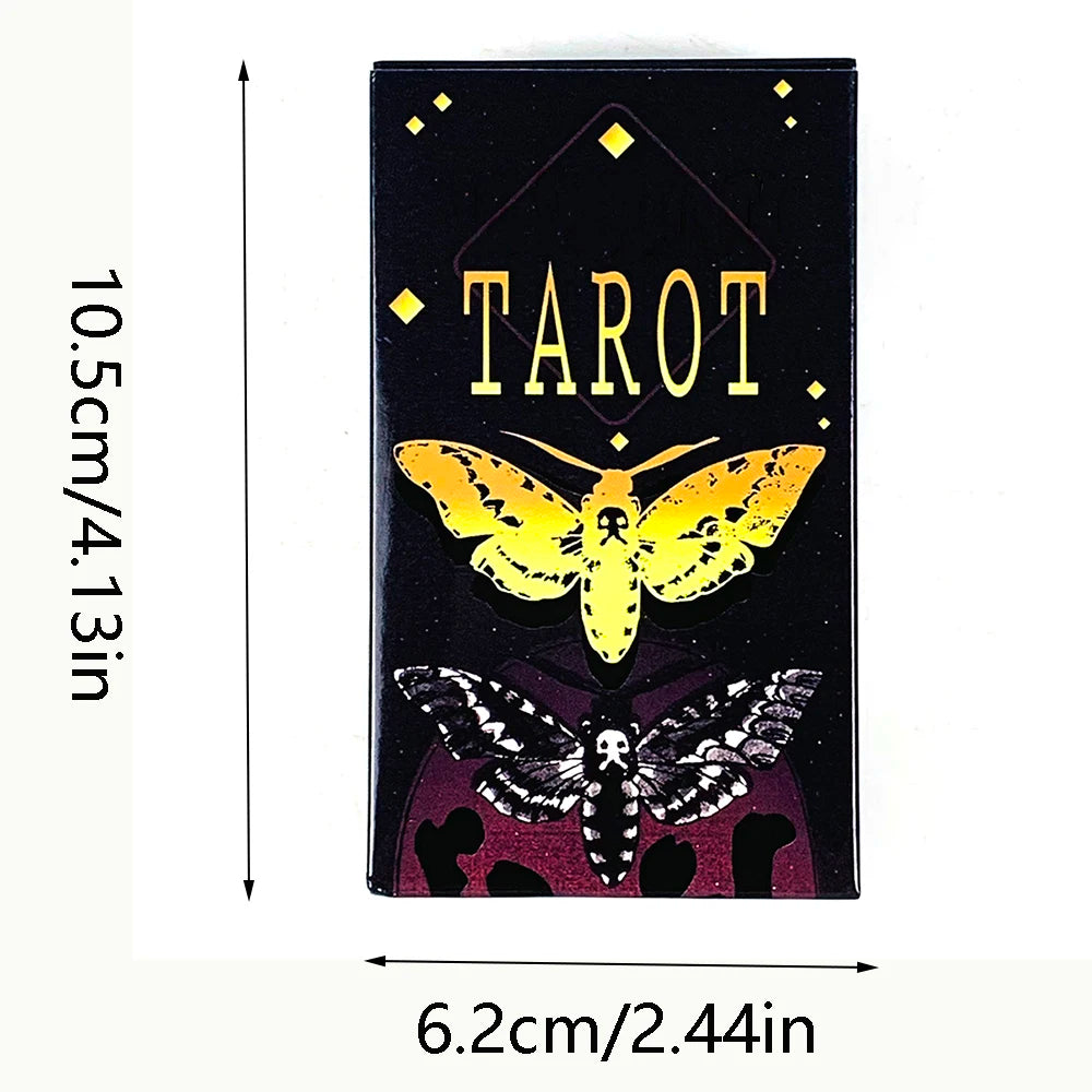 Tarot Cards A 78 Deck Oracle English Visions Divination Edition Board Playing Game Cards, Halloween and Christmas Gifts