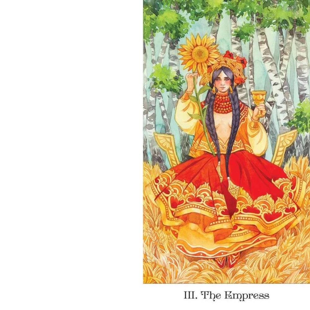 Tarot of The Golden Wheel 78 Cards of Game Play Toys for Kids 10.3*6cm