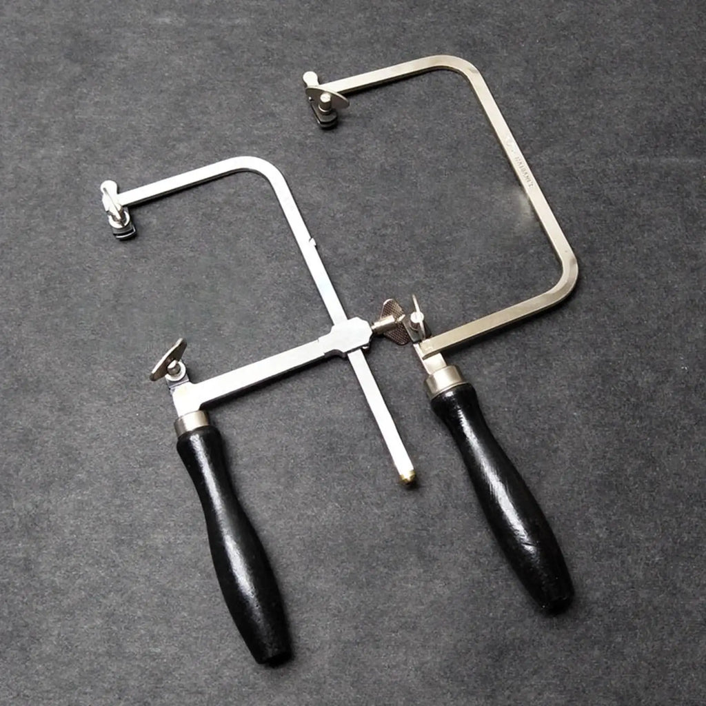 Jewelers Saw Hobby Crafts for Jewelry Making and 12 Blade DIY Woodworking Making Tools Handle Tool Carving Crafts Bow Saw