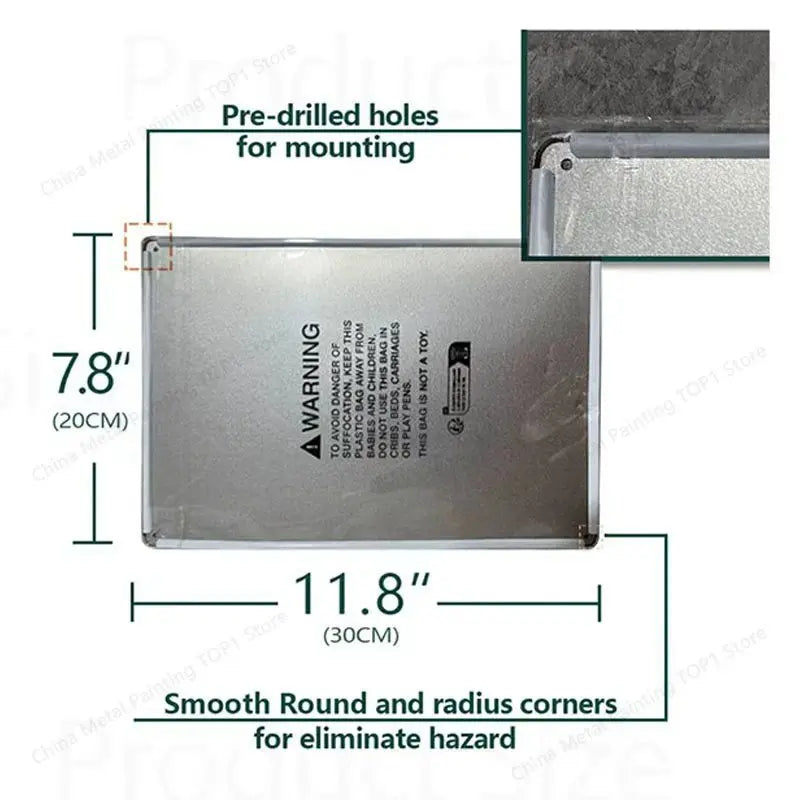 Tarot Cards Retro Vintage Metal Sign Decoration Wall Decor Cyberpunk Poster Bar Restaurant Cafe Game Room Garage Decoration H