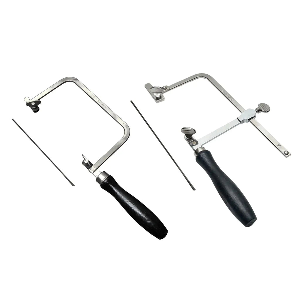Jewelers Saw Hobby Crafts for Jewelry Making and 12 Blade DIY Woodworking Making Tools Handle Tool Carving Crafts Bow Saw